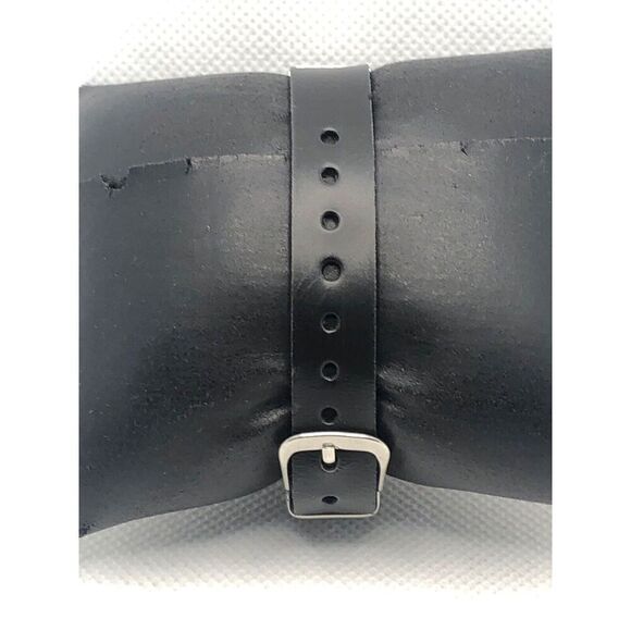 Fossil ES4404 Women's Black Leather Analog White Dial Quartz Wrist Watch KS311 - Picture 4 of 9